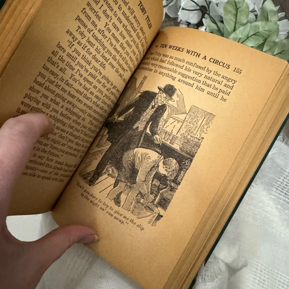 Green Collectible Vintage Hardback Book Nerdcore